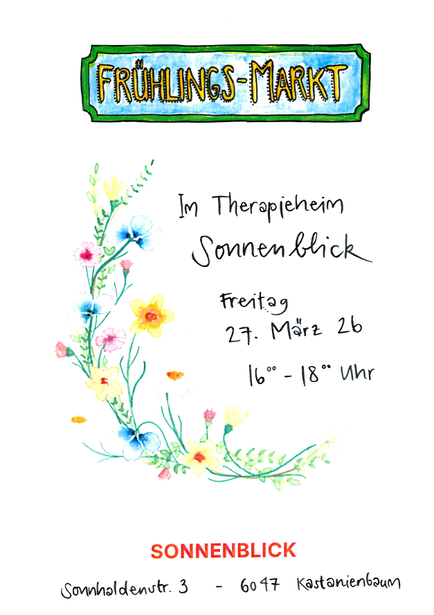 Frühlingsmarkt Therapieheim Sinnenblick